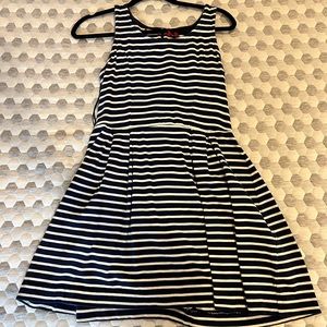 Red Camel Navy Striped Dress